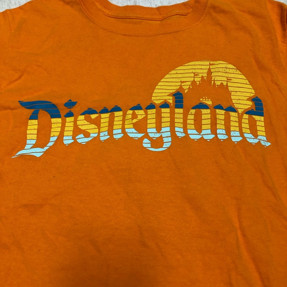 Vibrant Orange Disneyland Shirt - Picture 2 of 4